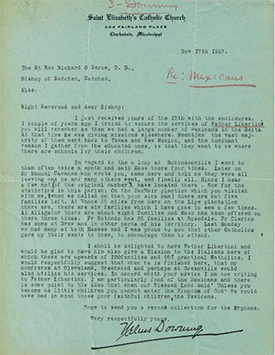 Downing to Gerow, November 17, 1927, file 11, folder “Downing” – “Downing, Rev. Nelius – 1927,” ACDJ